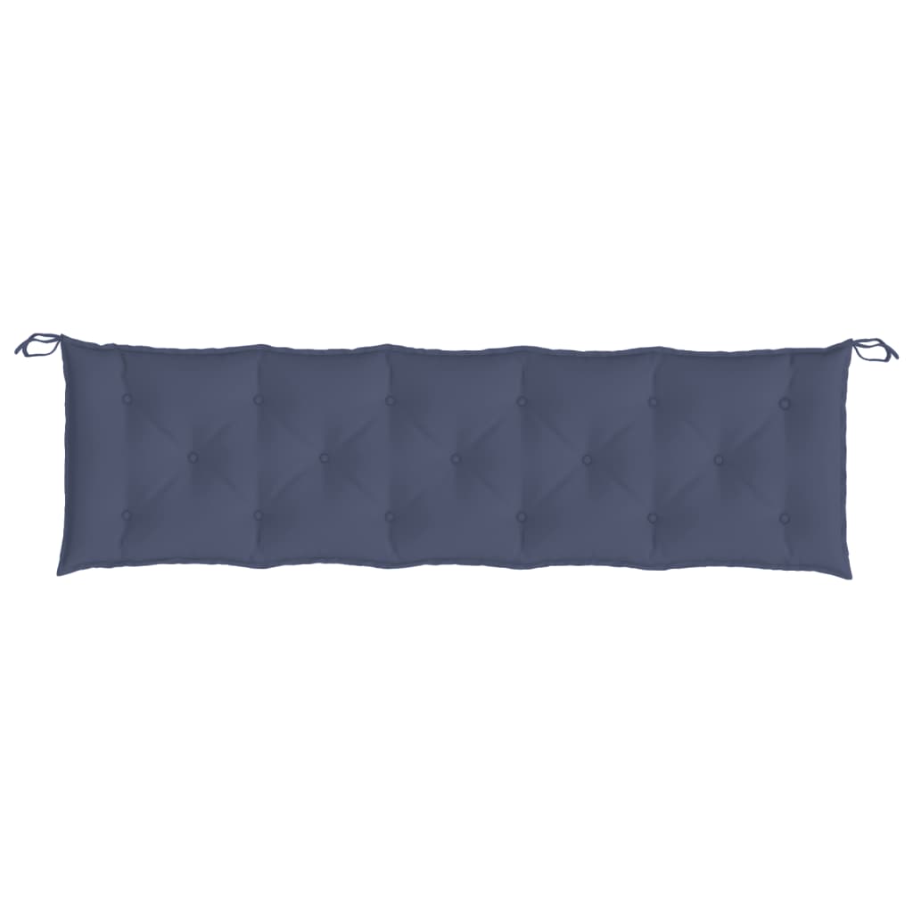 vidaXL Perne bancă de grădină 2buc. bleumarin 180x50x7cm textil oxford