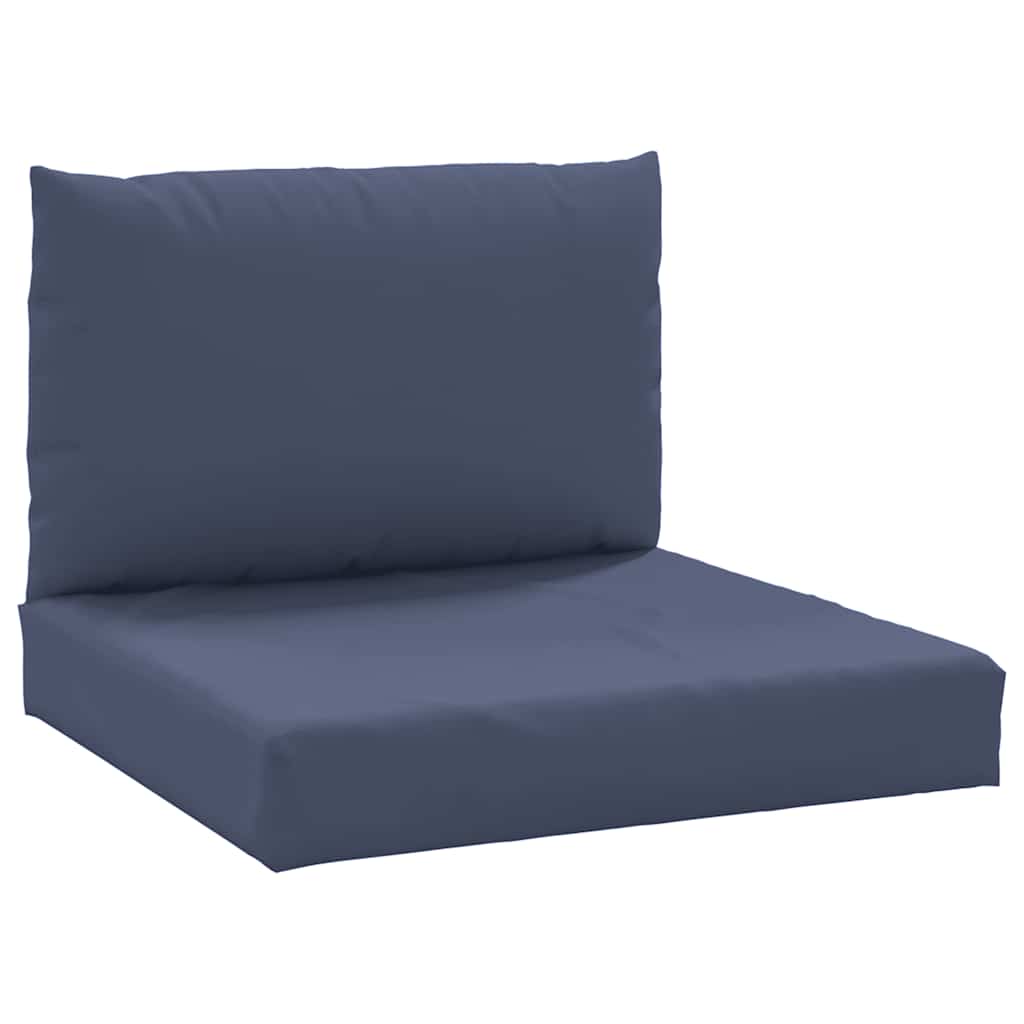 vidaXL Perne de paleți, 2 buc., bleumarin, material textil