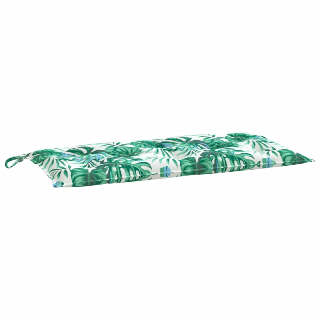 vidaXL Pernă bancă de grădină model frunze, 110x50x7 cm, textil oxford vidaXL Pernă bancă de grădină model frunze, 110x50x7 cm, textil oxford