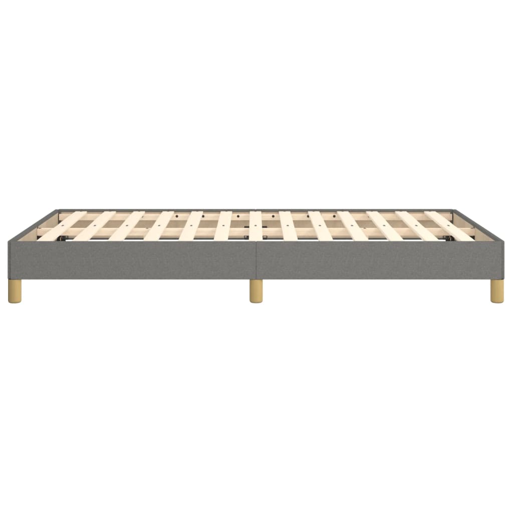 vidaXL Cadru de pat fără saltea gri închis 120x190 cm țesătură vidaXL Cadru de pat fără saltea gri închis 120x190 cm țesătură