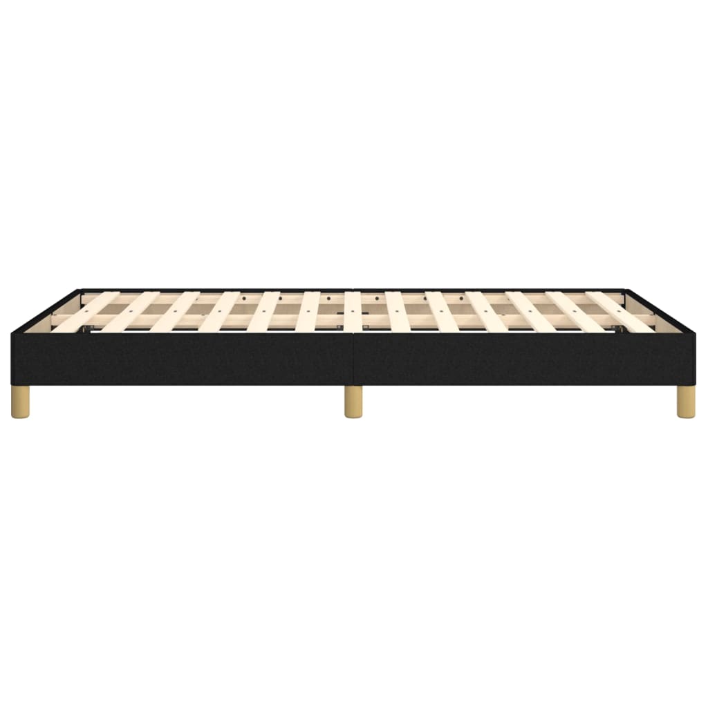 vidaXL Cadru de pat fără saltea Negru 120x190 cm țesătură