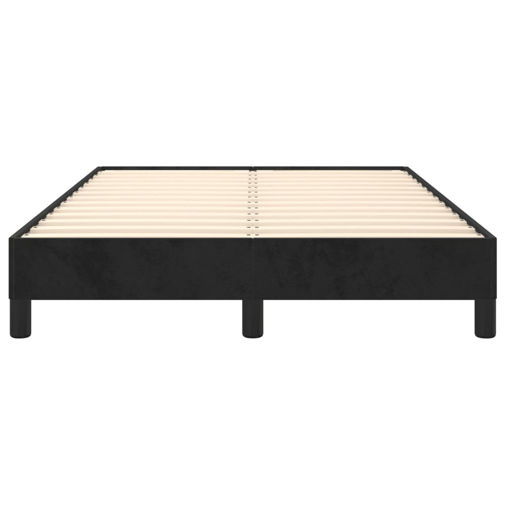 vidaXL Cadru de pat fără saltea Negru 120x190 cm catifea vidaXL Cadru de pat fără saltea Negru 120x190 cm catifea