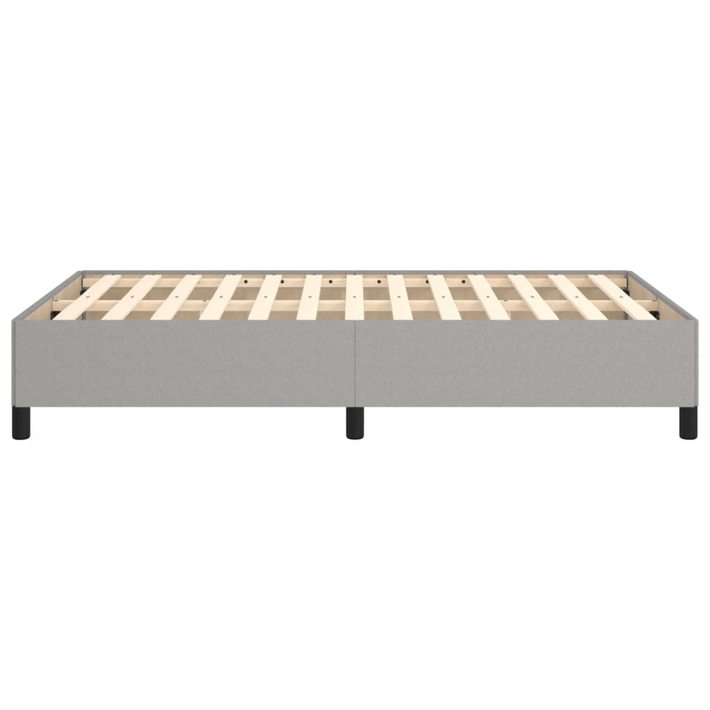 vidaXL Cadru de pat fără saltea țesătură gri deschis 120x190 cm