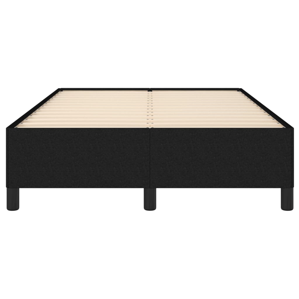 vidaXL Cadru de pat fără saltea Negru 120x190 cm țesătură vidaXL Cadru de pat fără saltea Negru 120x190 cm țesătură