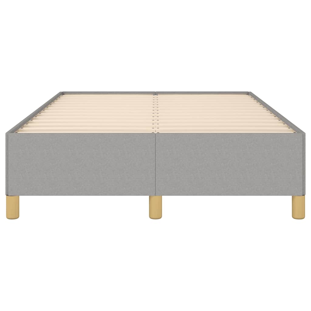 vidaXL Cadru de pat fără saltea țesătură gri deschis 120x190 cm