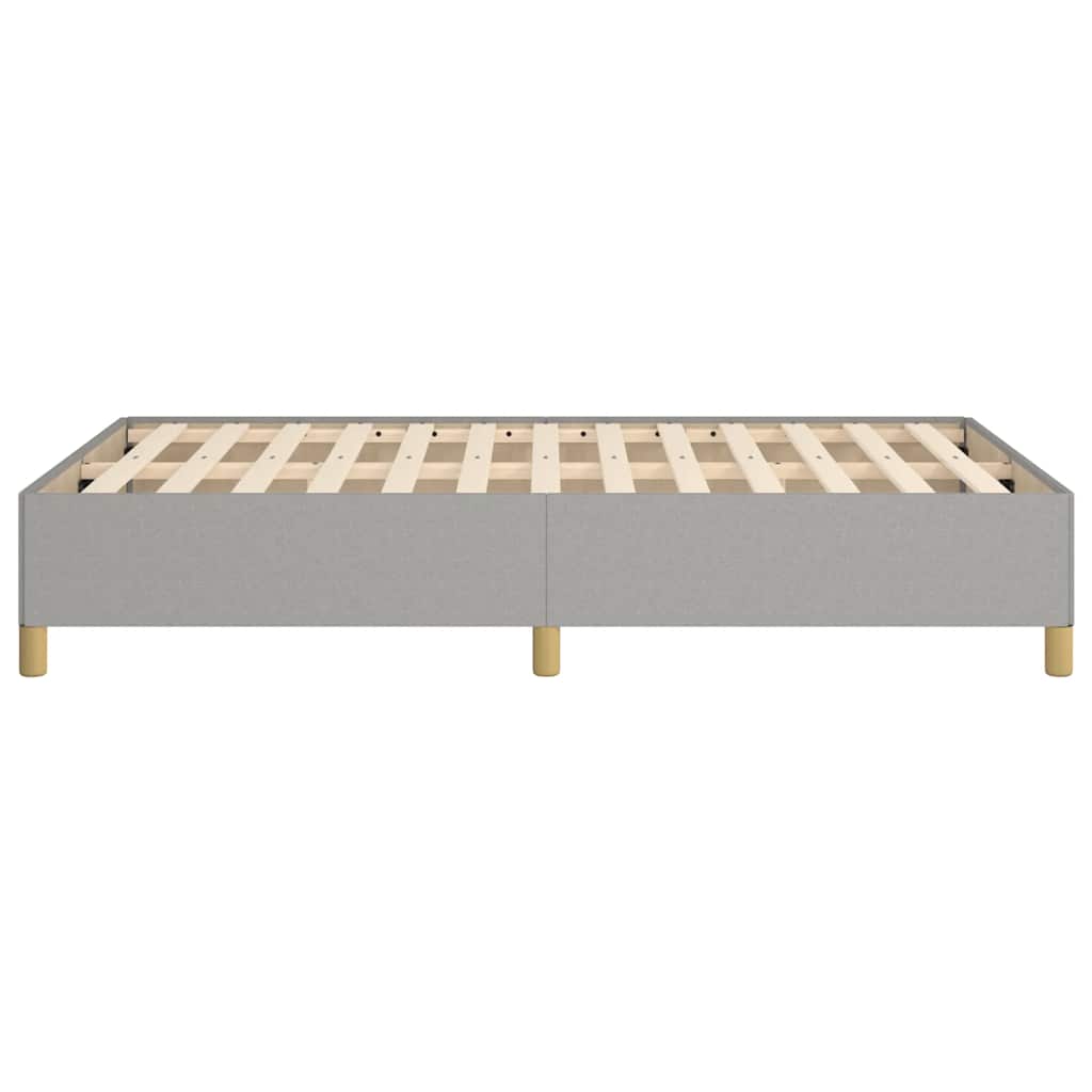 vidaXL Cadru de pat fără saltea țesătură gri deschis 120x190 cm