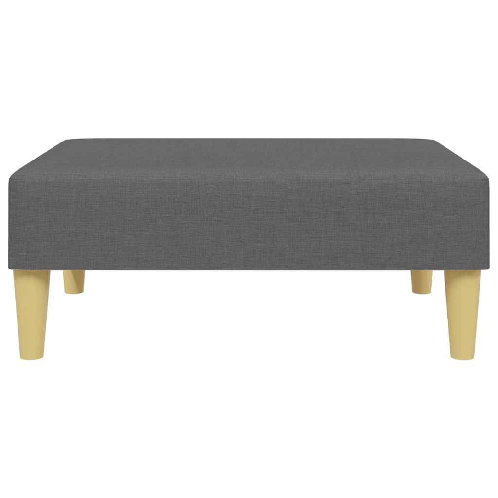 vidaXL Taburet, gri închis, 77x55x31 cm, material textil vidaXL Taburet, gri închis, 77x55x31 cm, material textil