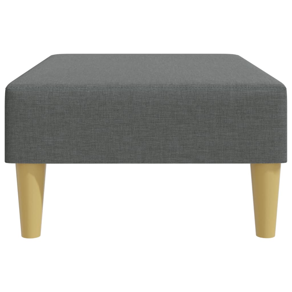 vidaXL Taburet, gri închis, 77x55x31 cm, material textil vidaXL Taburet, gri închis, 77x55x31 cm, material textil