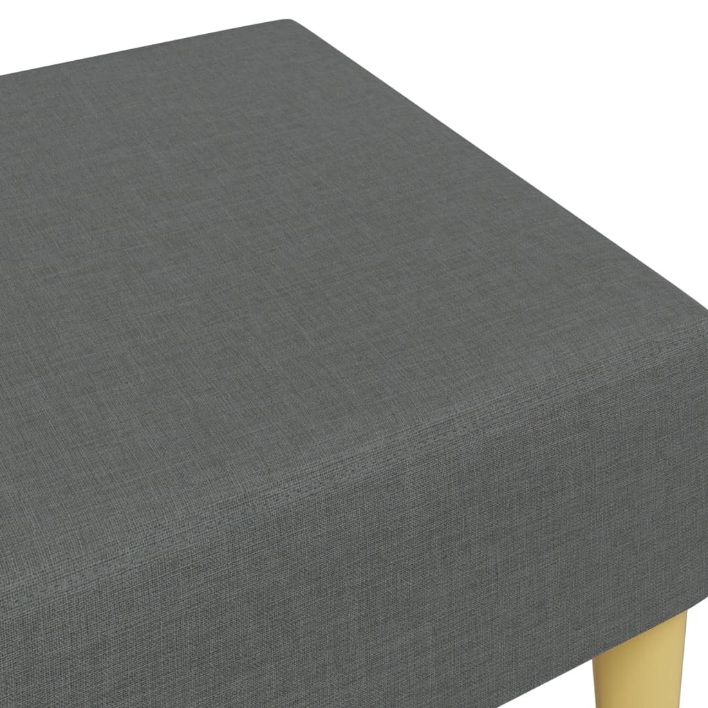 vidaXL Taburet, gri închis, 77x55x31 cm, material textil vidaXL Taburet, gri închis, 77x55x31 cm, material textil