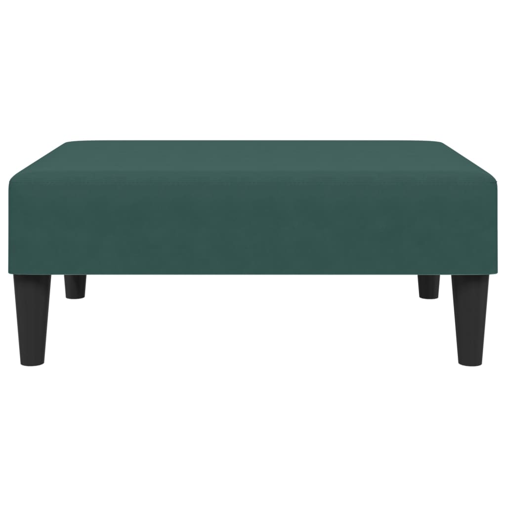 vidaXL Taburet, verde închis, 77x55x31 cm, catifea vidaXL Taburet, verde închis, 77x55x31 cm, catifea