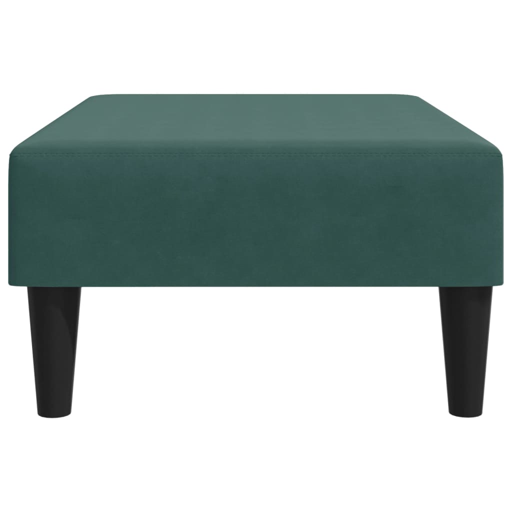 vidaXL Taburet, verde închis, 77x55x31 cm, catifea vidaXL Taburet, verde închis, 77x55x31 cm, catifea