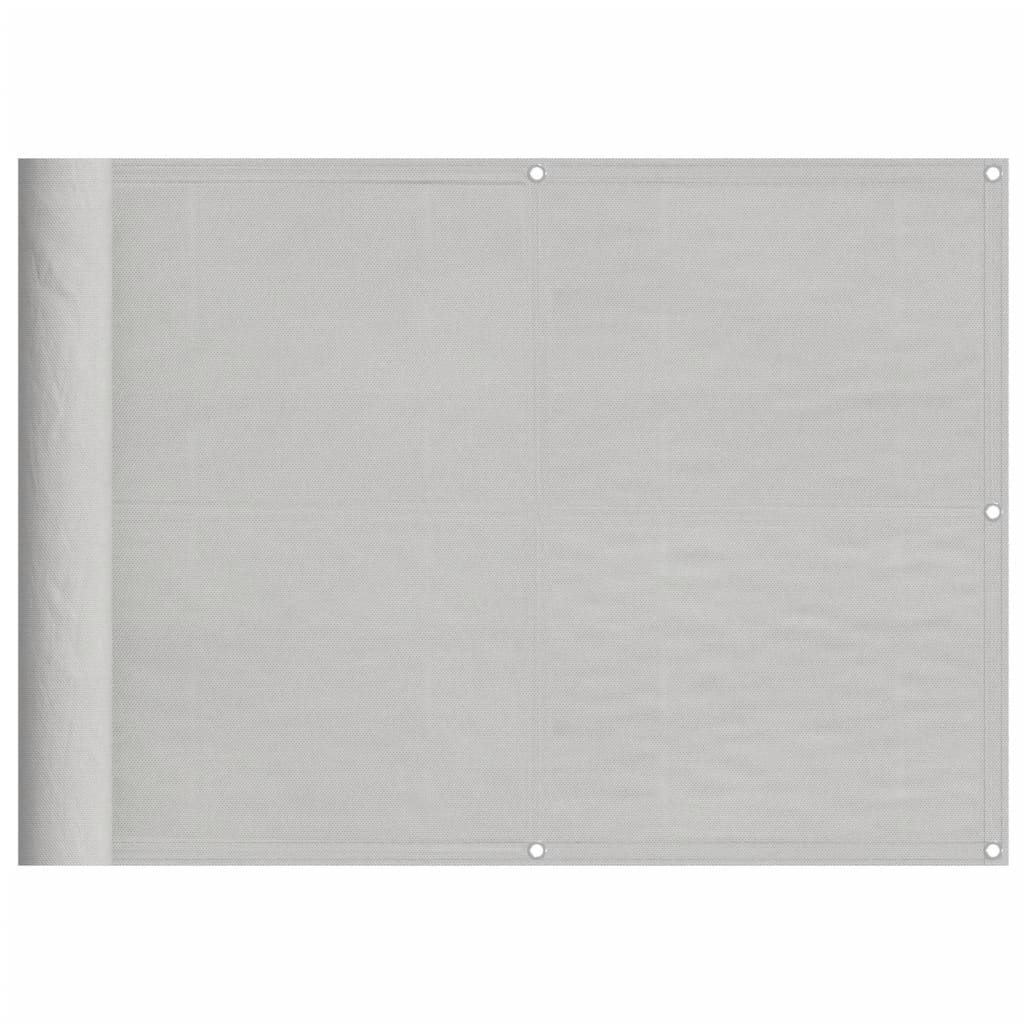 vidaXL Paravan de balcon gri deschis 75x1000 cm 100% poliester oxford
