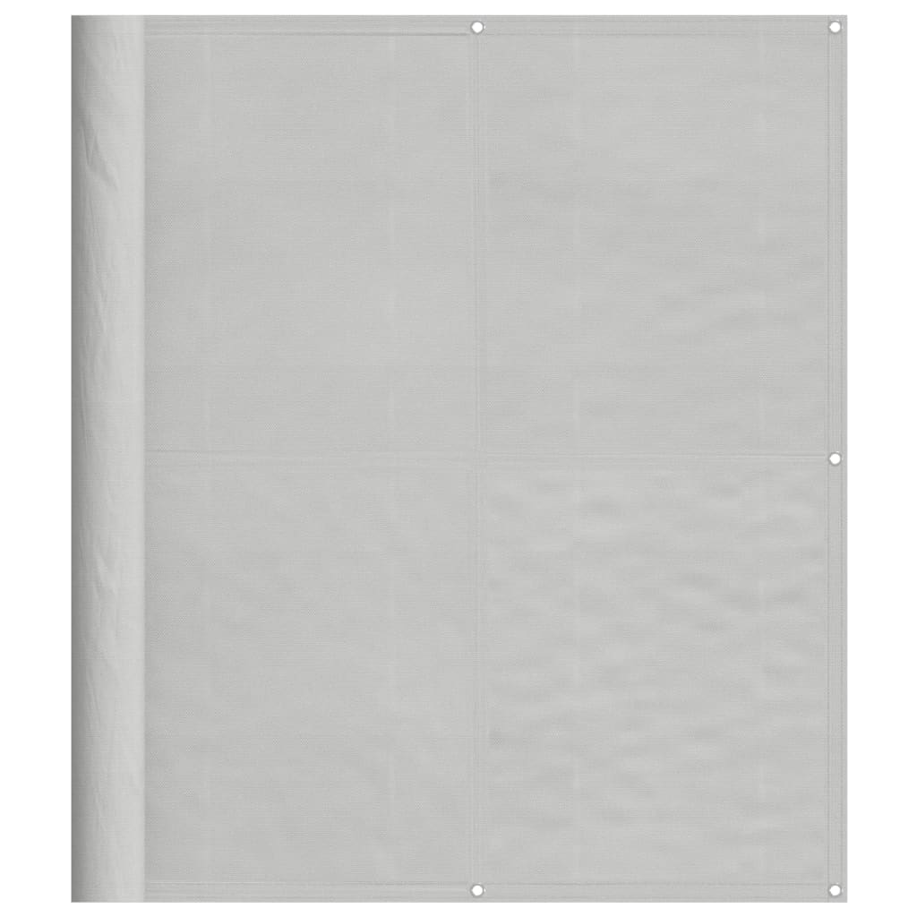 vidaXL Paravan de balcon gri deschis 120x400 cm 100% poliester oxford