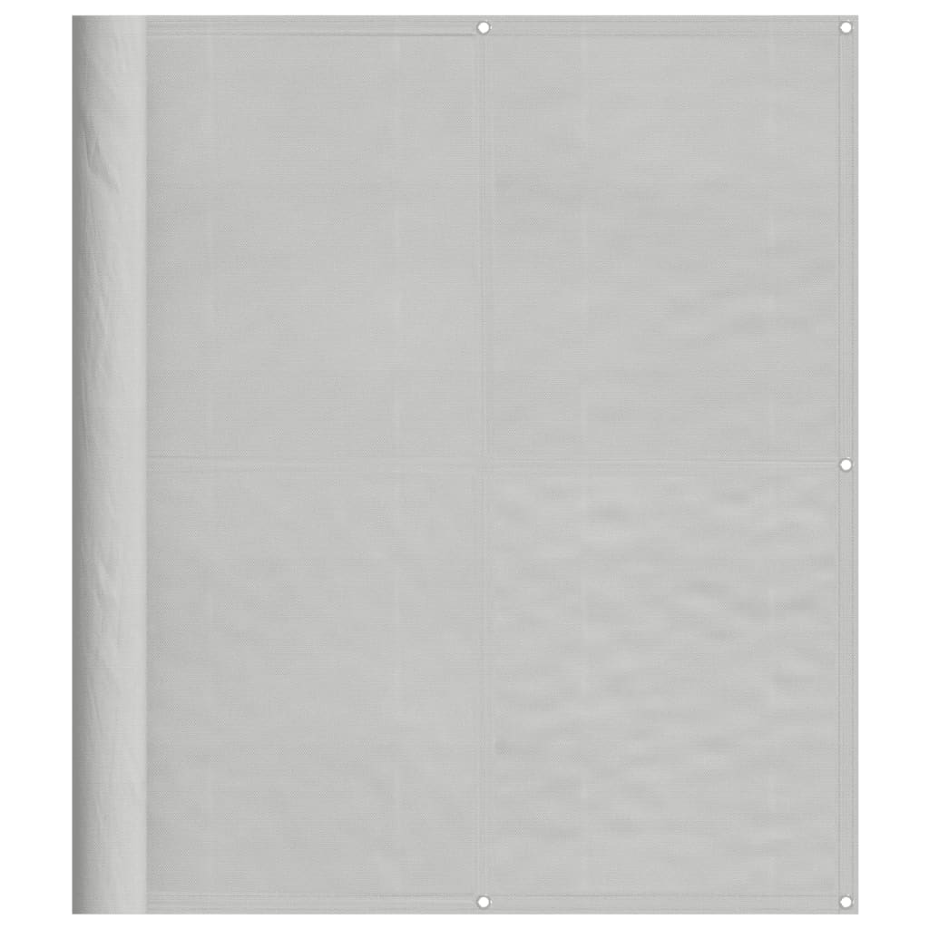 vidaXL Paravan de balcon gri deschis 120x500 cm 100% poliester oxford