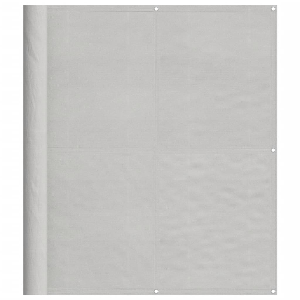 vidaXL Paravan de balcon gri deschis 120x600 cm 100% poliester oxford