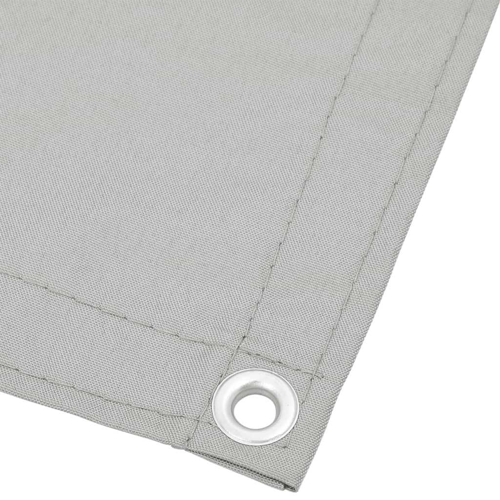 vidaXL Paravan de balcon gri deschis 120x800 cm 100% poliester oxford