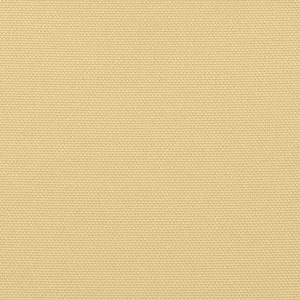 vidaXL Paravan de balcon, nisipiu, 75x500 cm, 100% poliester oxford