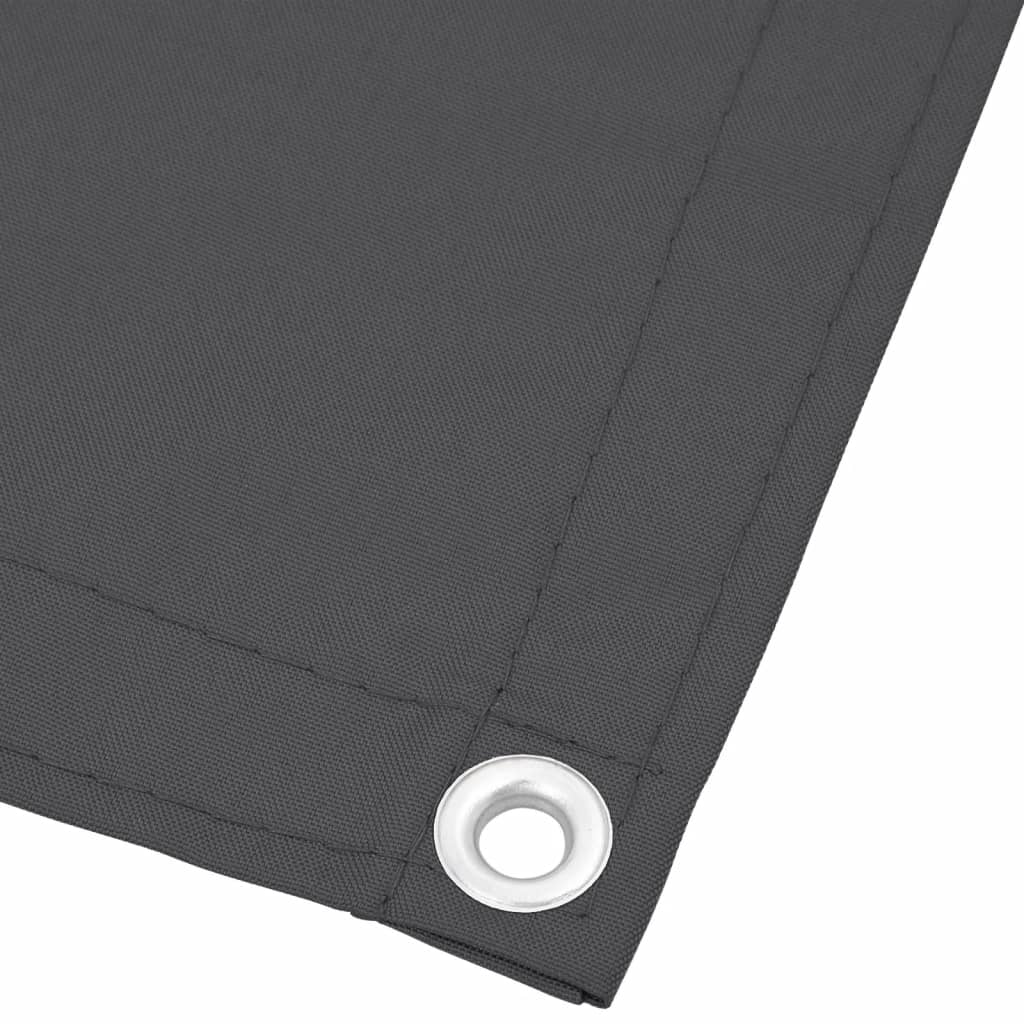 vidaXL Paravan de balcon, antracit, 75x1000 cm, 100% poliester oxford