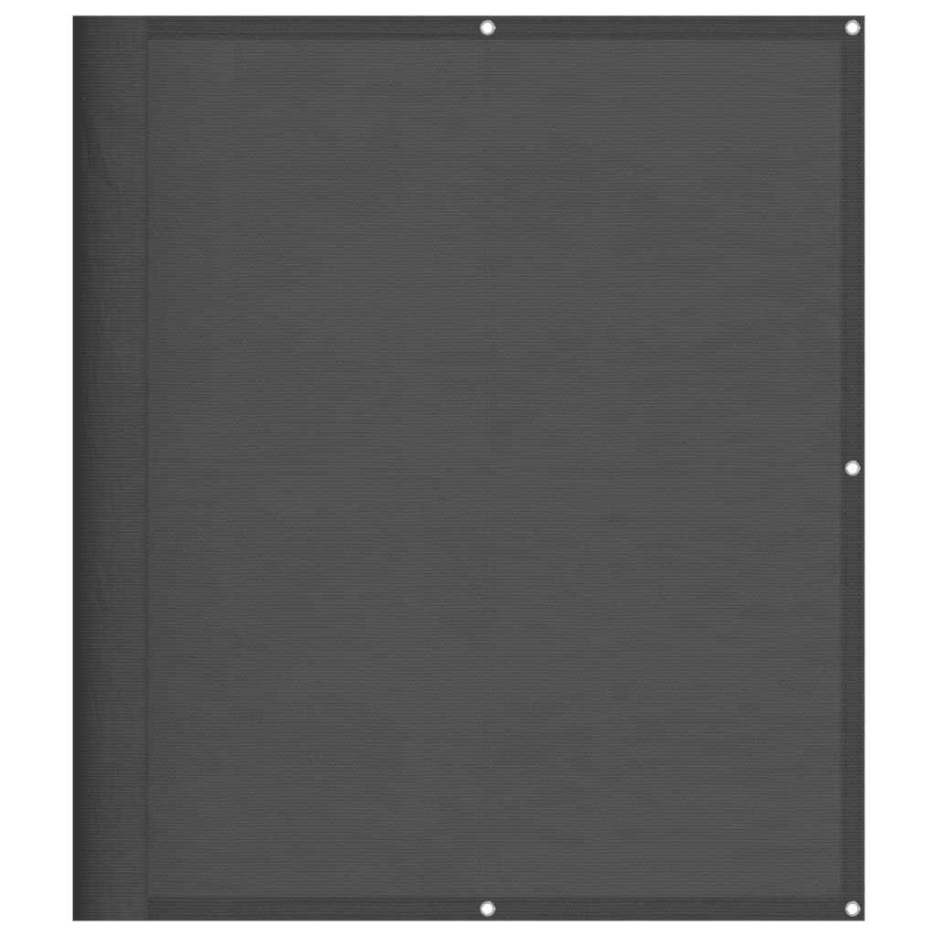 vidaXL Paravan de balcon, antracit, 120x700 cm, 100% poliester oxford