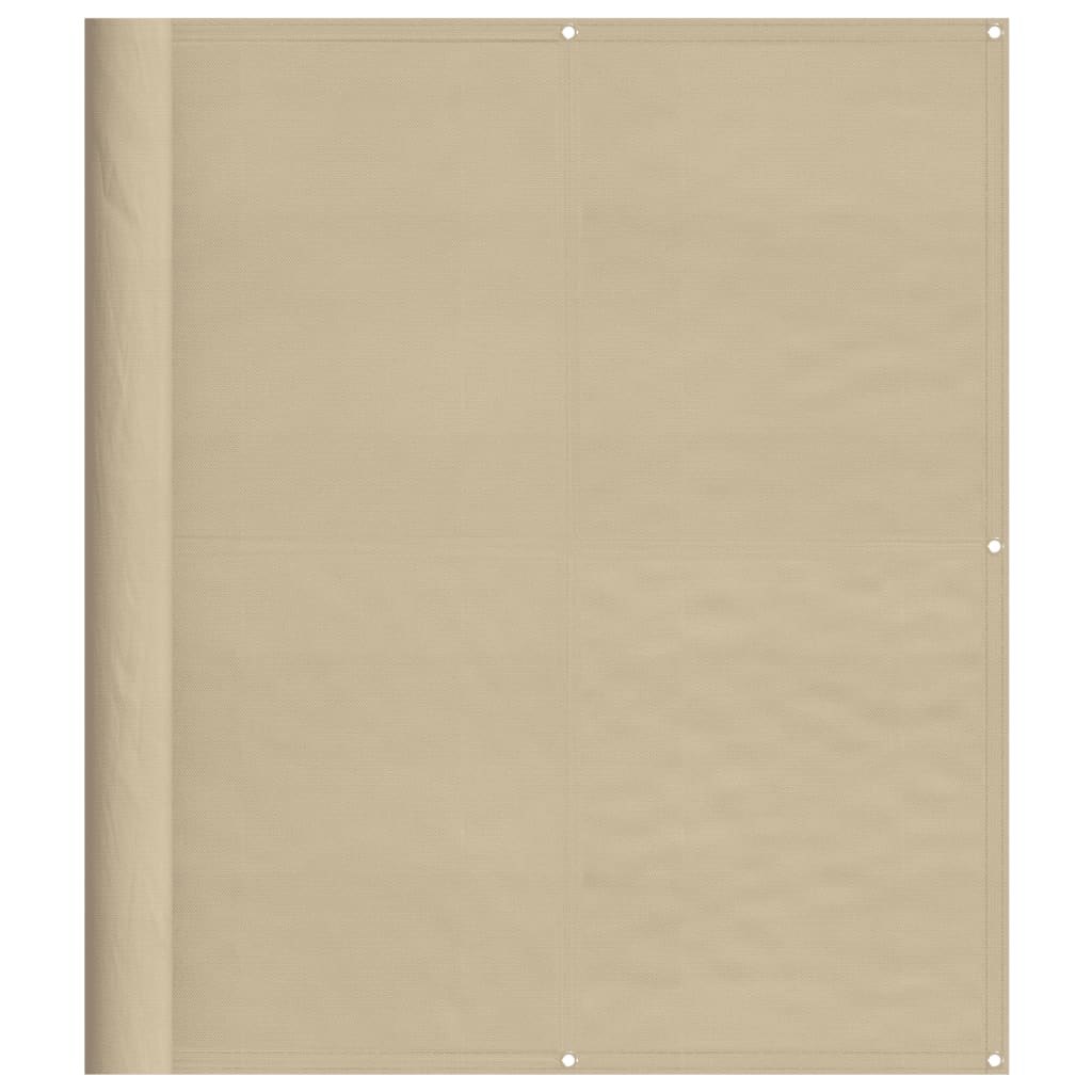 vidaXL Paravan de balcon, bej, 120x700 cm, 100% poliester oxford