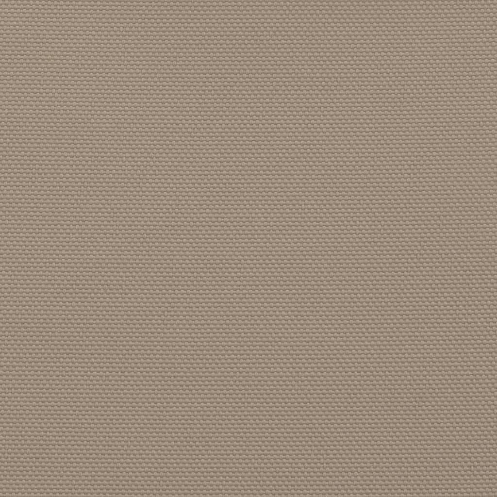 vidaXL Paravan de balcon, gri taupe, 120x1000cm, 100% poliester oxford