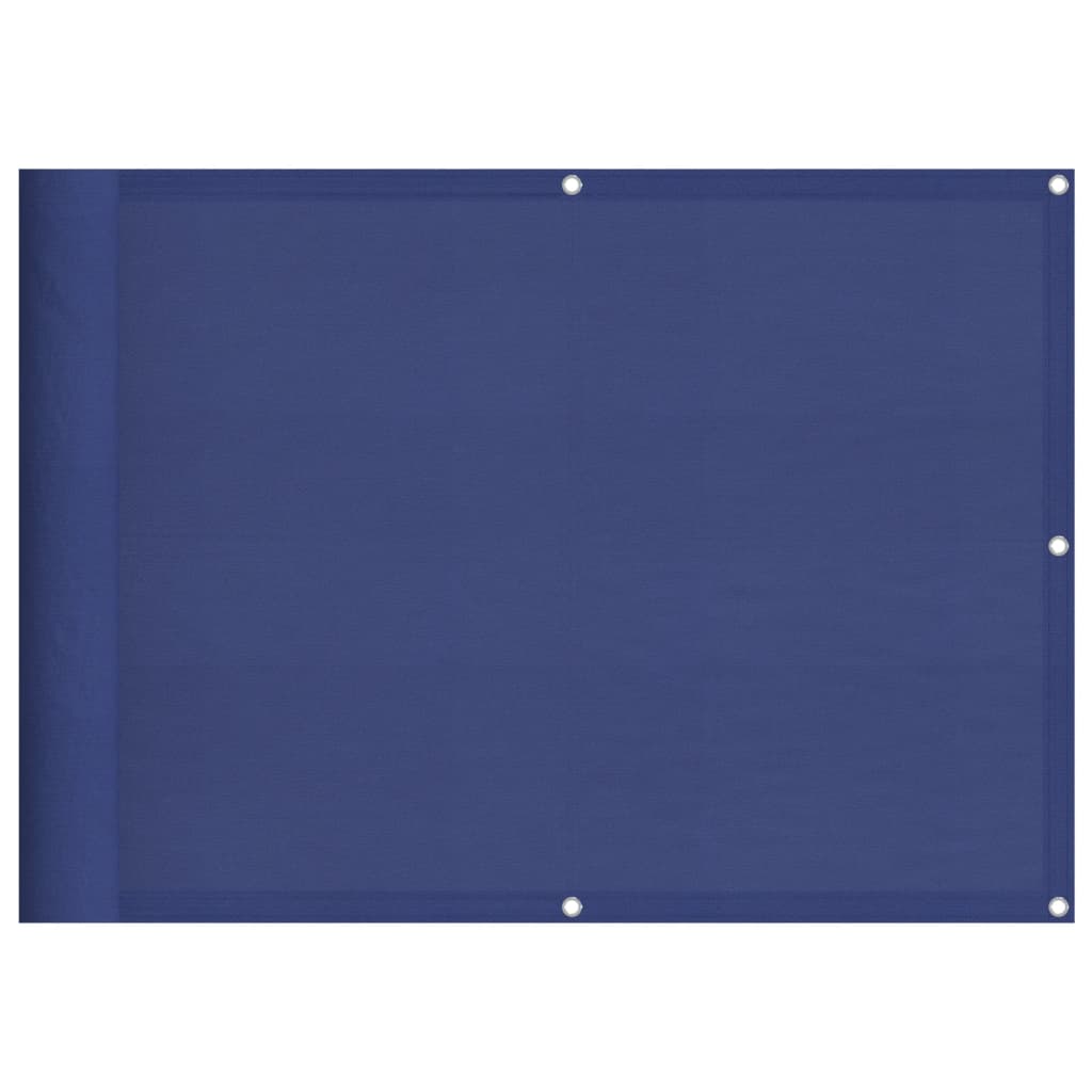 vidaXL Paravan de balcon, albastru, 75x700 cm, 100% poliester oxford
