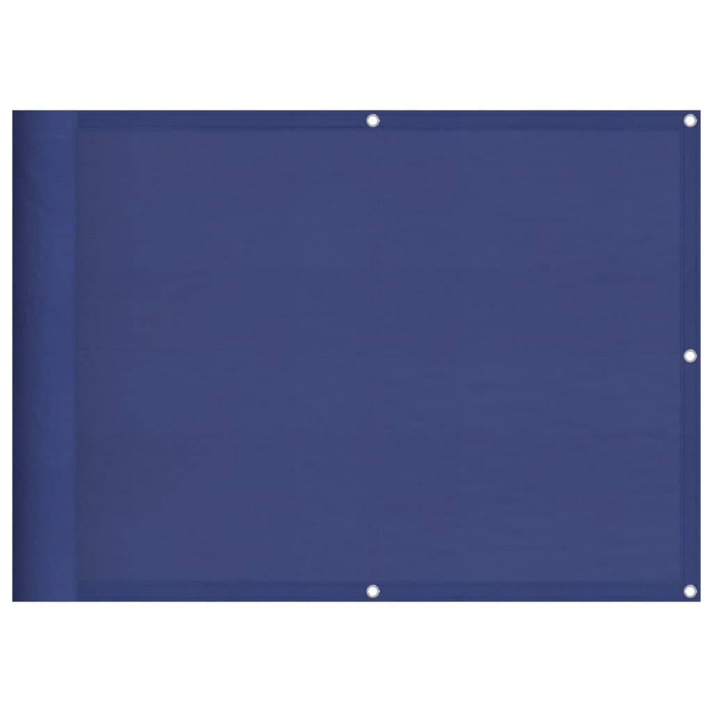 vidaXL Paravan de balcon, albastru, 75x800 cm, 100% poliester oxford