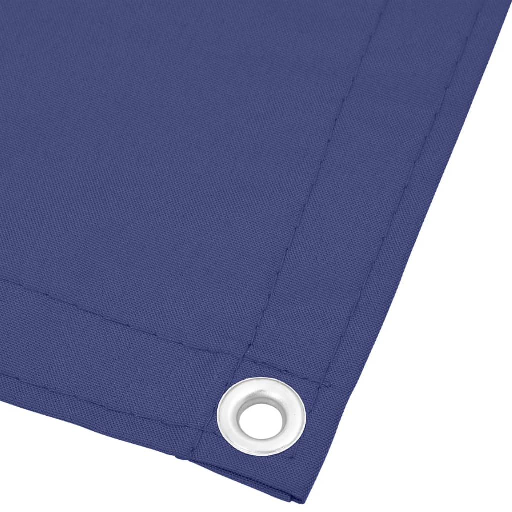 vidaXL Paravan de balcon, albastru, 120x800 cm, 100% poliester oxford