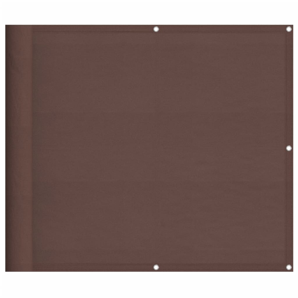 vidaXL Paravan de balcon, maro, 90x1000 cm, 100% poliester oxford