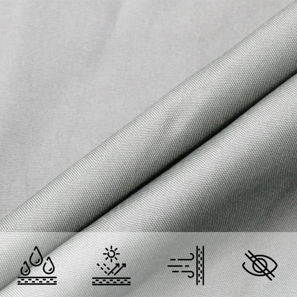 vidaXL Parasolar, gri deschis, 5x5x5 m, 100% poliester Oxford vidaXL Parasolar, gri deschis, 5x5x5 m, 100% poliester Oxford