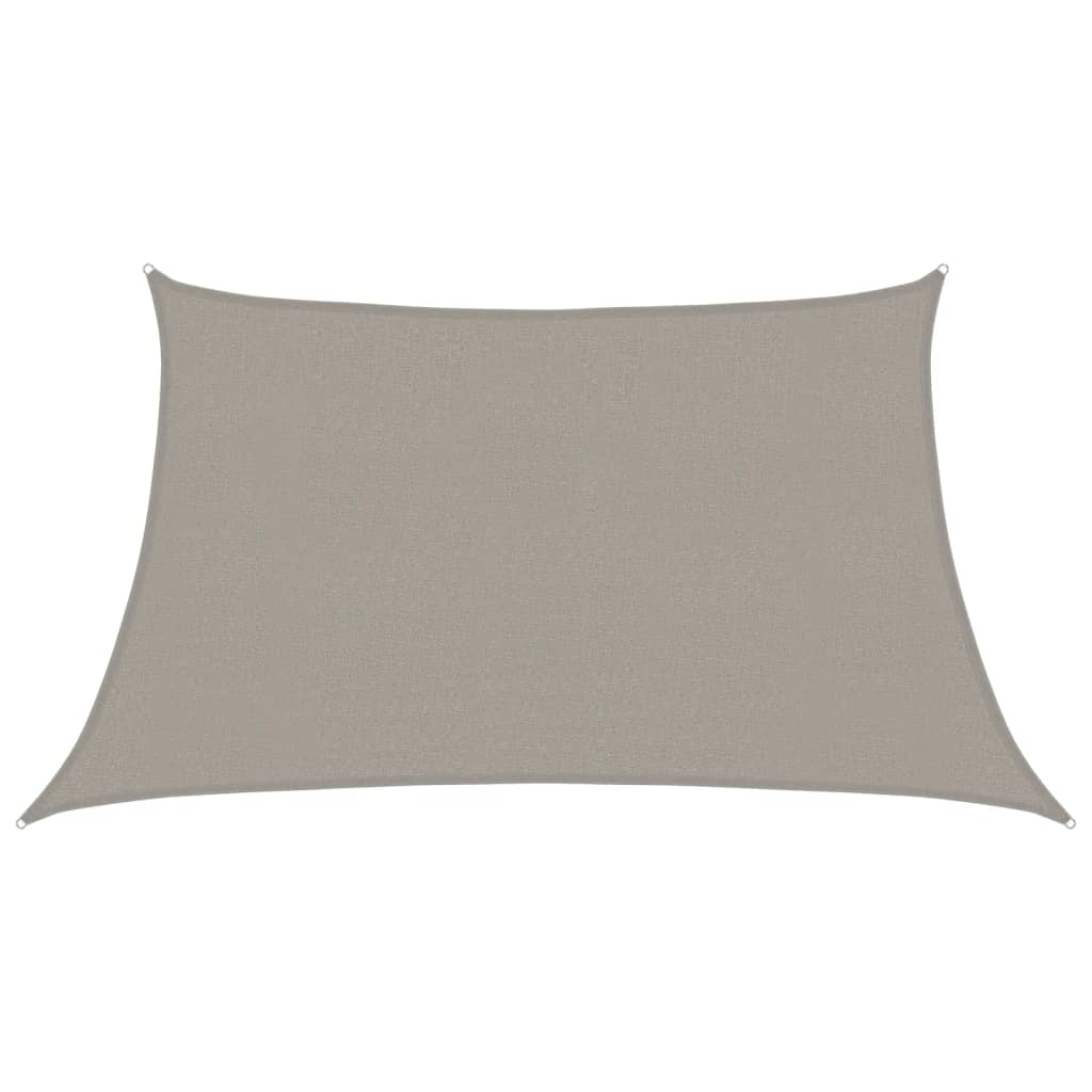 vidaXL Pânză parasolar, gri deschis, trapez, 3/4x2 m, HDPE, 160 g/m²