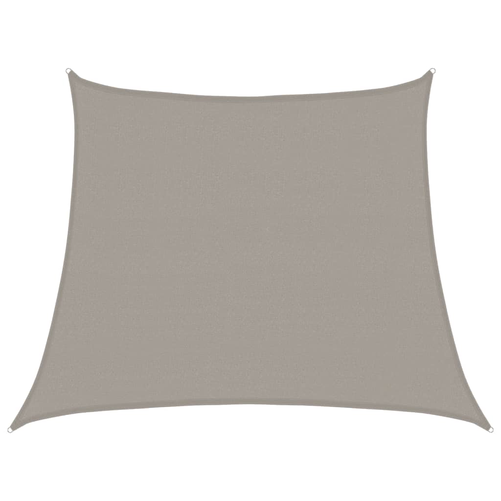 vidaXL Pânză parasolar, gri deschis, trapez, 3/4x3 m, HDPE, 160 g/m²
