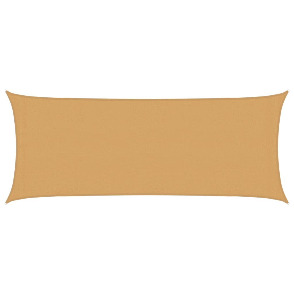 vidaXL Pânză parasolar, nisipiu dreptunghiular 2x4,5 m, HDPE, 160 g/m²