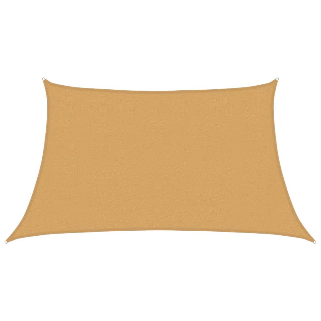 vidaXL Pânză parasolar, gri deschis, trapez, 3/4x2 m, HDPE, 160 g/m²
