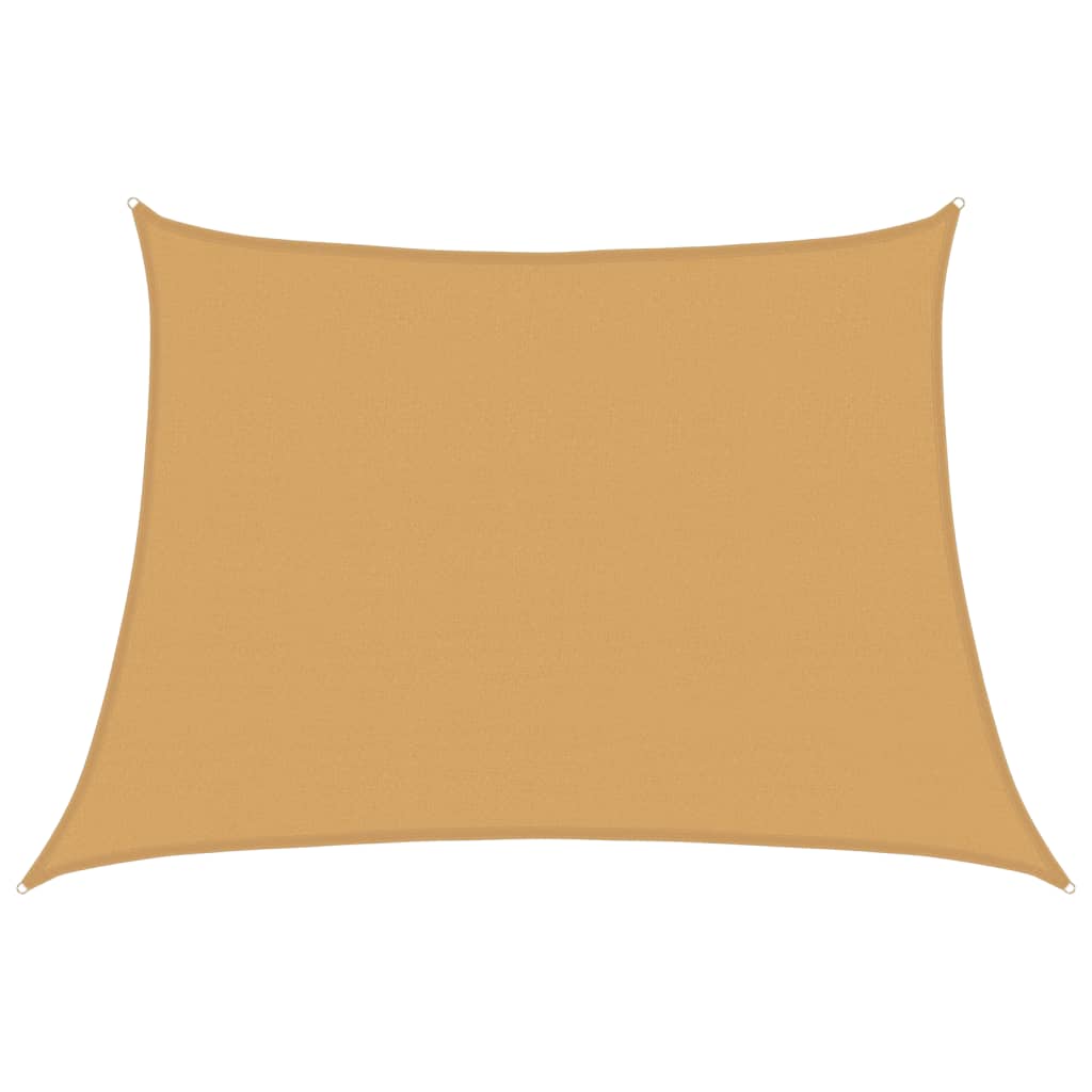 vidaXL Pânză parasolar, gri deschis, 4/5x3 m, HDPE, 160 g/m², trapez
