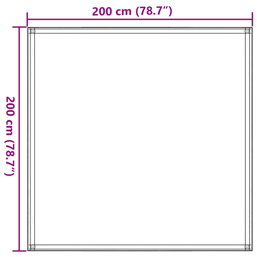 vidaXL Covor pentru cort, nisipiu, 200x200 cm, HDPE vidaXL Covor pentru cort, nisipiu, 200x200 cm, HDPE