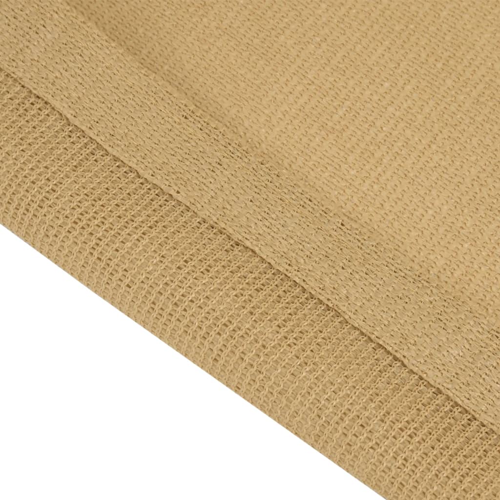 vidaXL Covor pentru cort, nisipiu, 250x200 cm, HDPE