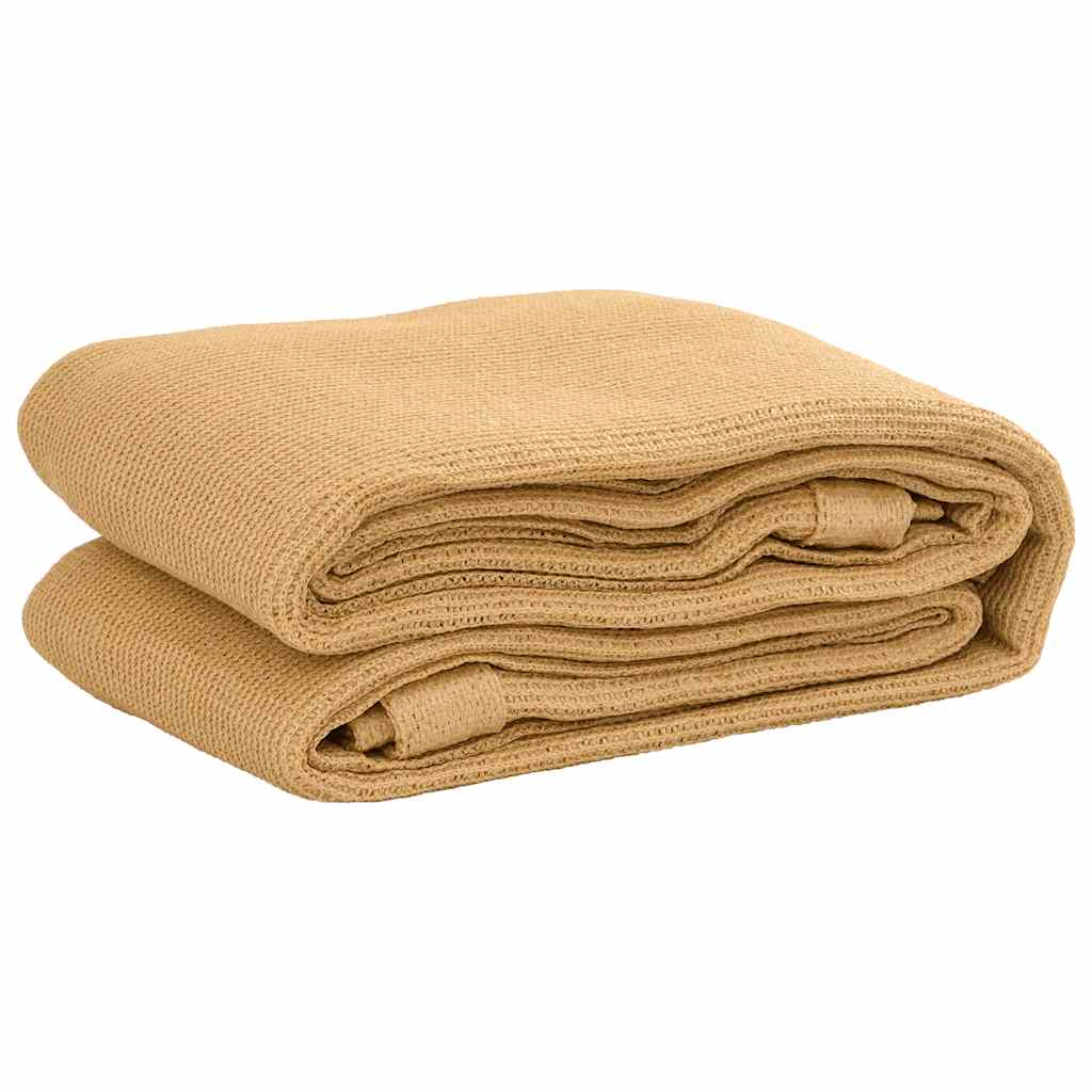 vidaXL Covor pentru cort, nisipiu, 300x600 cm, HDPE vidaXL Covor pentru cort, nisipiu, 300x600 cm, HDPE