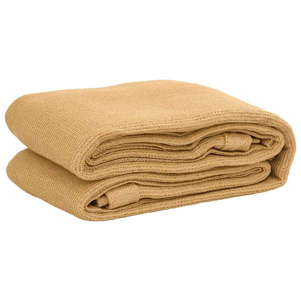 vidaXL Covor pentru cort, nisipiu, 400x600 cm, HDPE vidaXL Covor pentru cort, nisipiu, 400x600 cm, HDPE