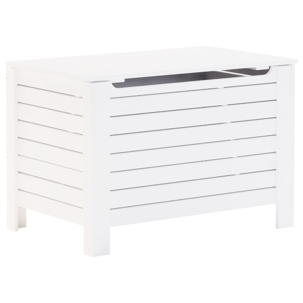 vidaXL Cutie depozitare capac "RANA", alb, 100x49x54cm, lemn masiv pin vidaXL Cutie depozitare capac "RANA", alb, 100x49x54cm, lemn masiv pin