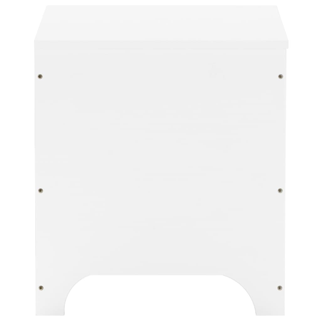 vidaXL Cutie depozitare capac "RANA", alb, 60x49x54 cm, lemn masiv pin vidaXL Cutie depozitare capac "RANA", alb, 60x49x54 cm, lemn masiv pin
