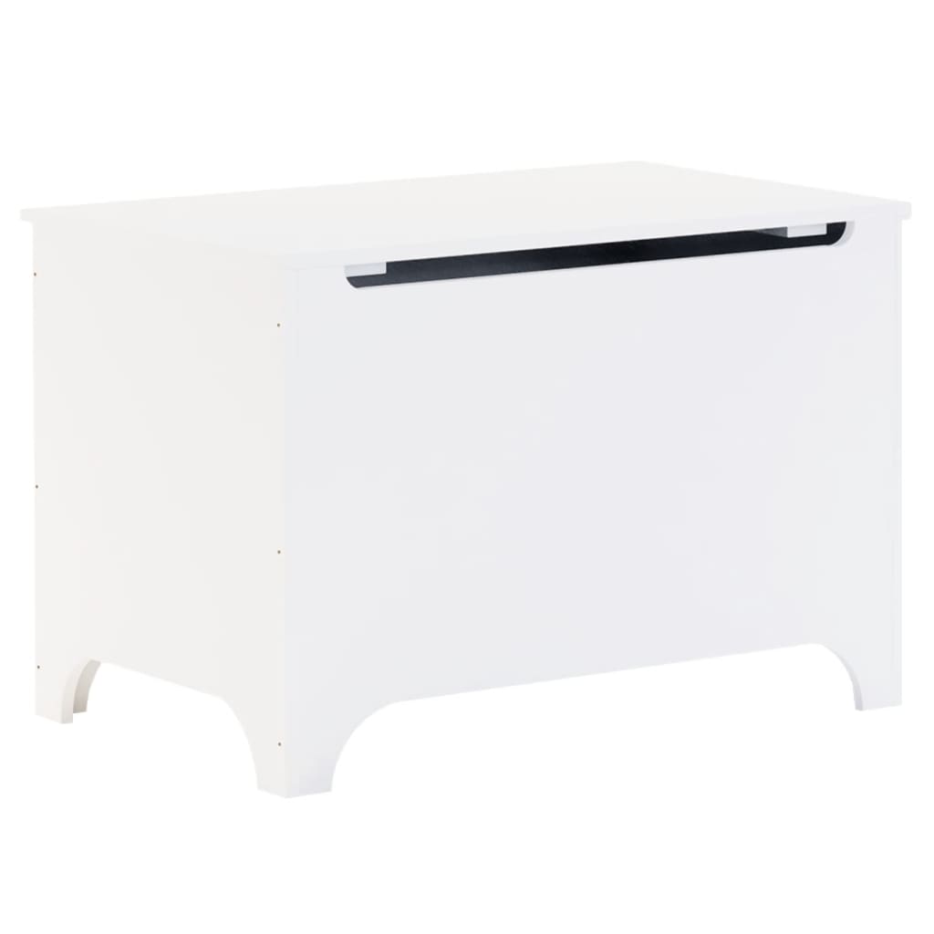 vidaXL Cutie depozitare capac "RANA", alb, 80x49x54 cm, lemn masiv pin vidaXL Cutie depozitare capac "RANA", alb, 80x49x54 cm, lemn masiv pin