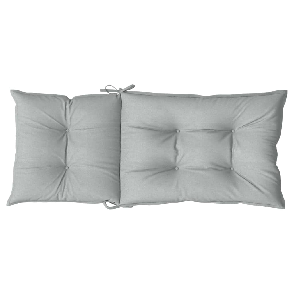 vidaXL Perne scaun cu spătar înalt 6 buc. melanj gri 120x50x7cm textil