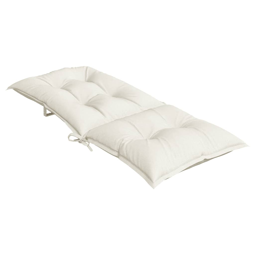 vidaXL Perne scaun spătar înalt, 6 buc. melanj crem 120x50x7 cm textil vidaXL Perne scaun spătar înalt, 6 buc. melanj crem 120x50x7 cm textil