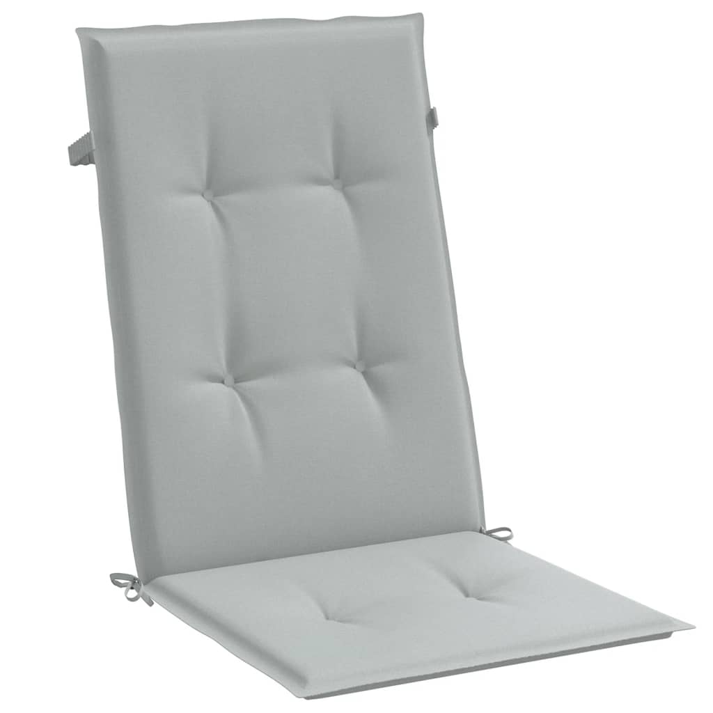 vidaXL Perne scaun cu spătar înalt 6 buc. melanj gri 120x50x4cm textil