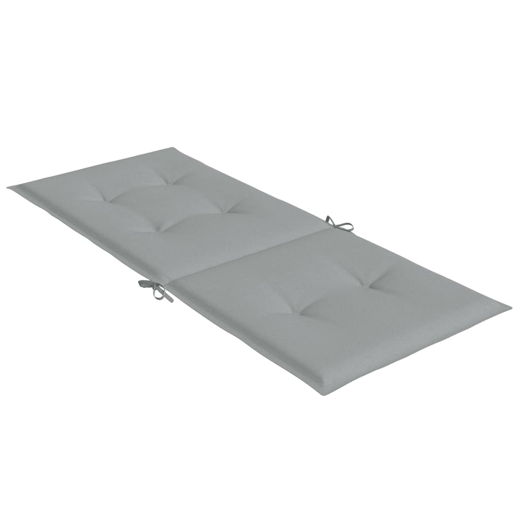 vidaXL Perne scaun cu spătar înalt 6 buc. melanj gri 120x50x4cm textil