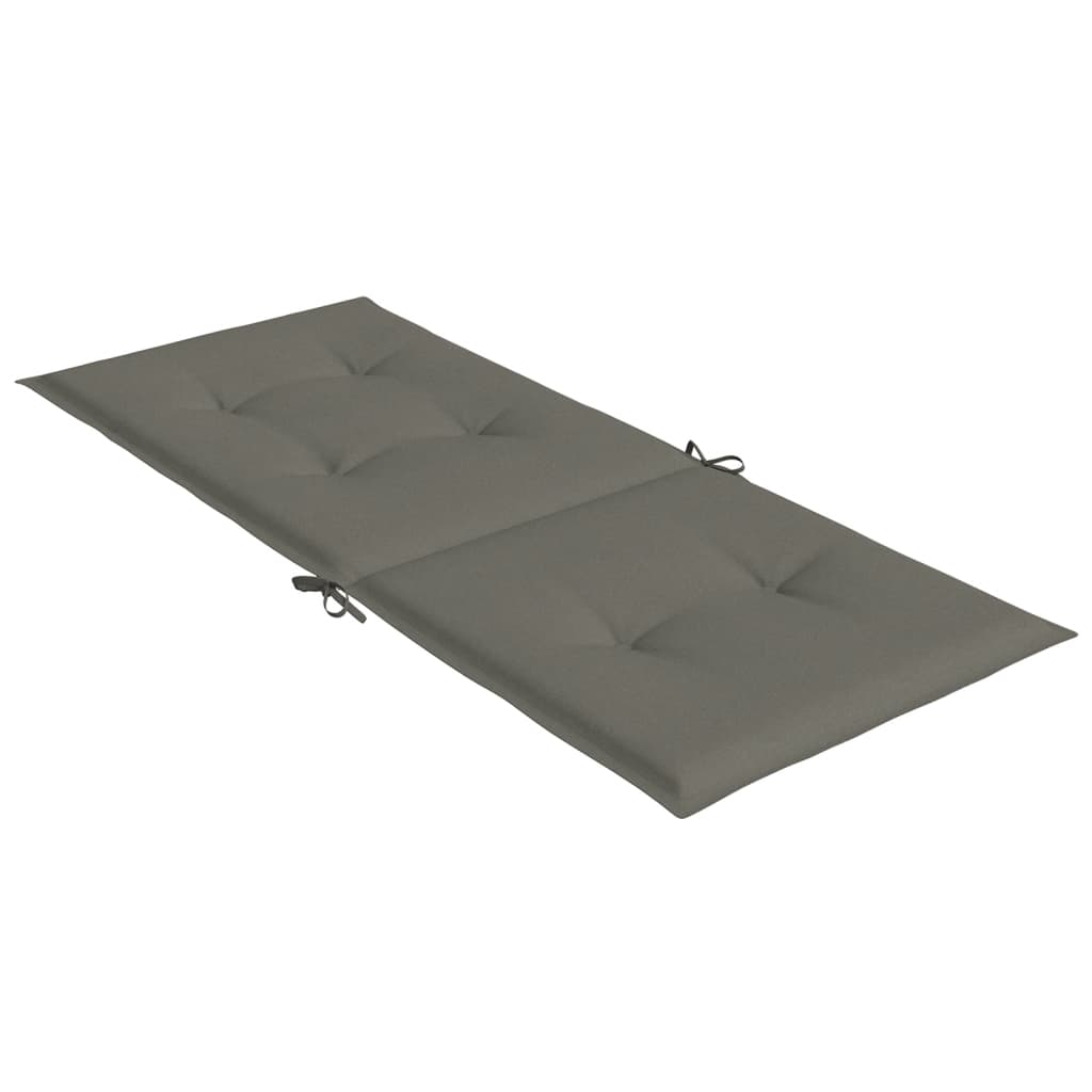 vidaXL Perne scaun cu spătar înalt 6 buc. melanj gri 120x50x4cm textil