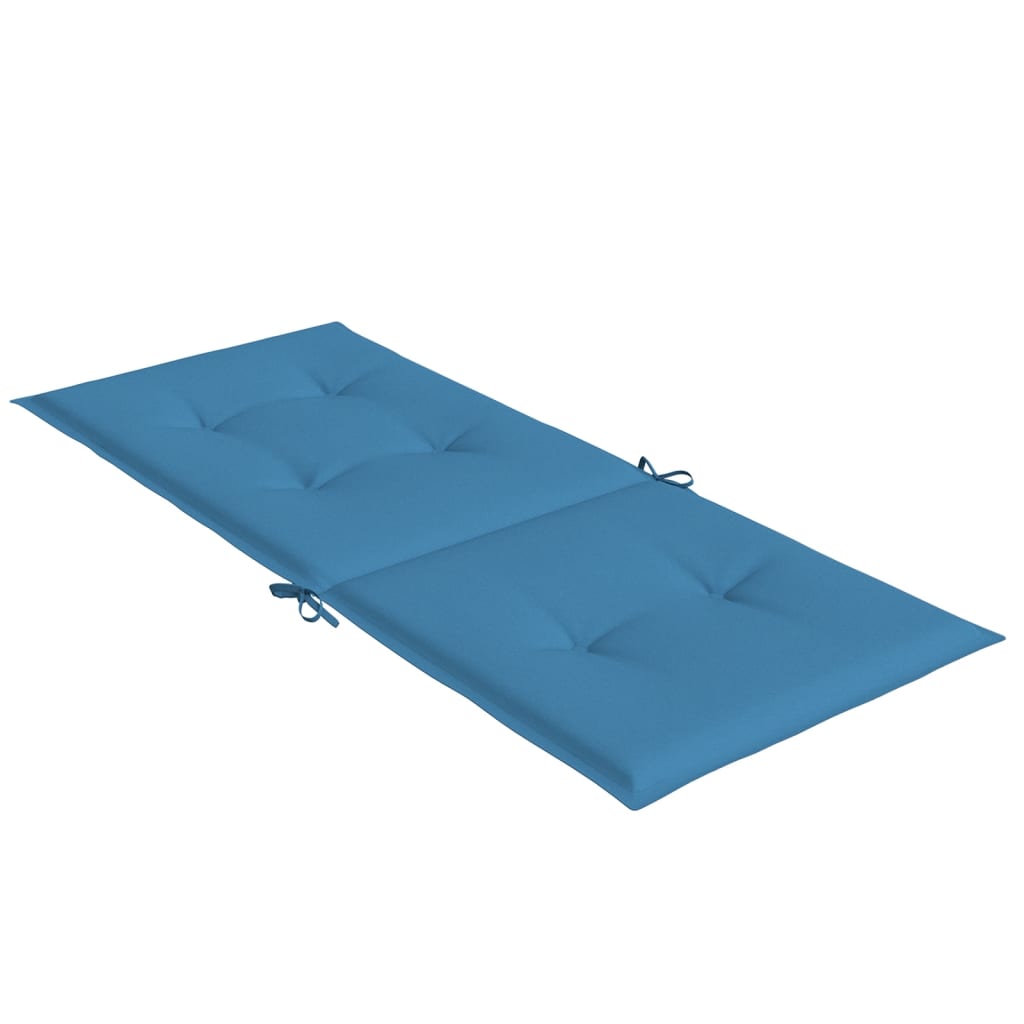 vidaXL Perne scaun spătar înalt 6buc melanj albastru 120x50x4cm textil