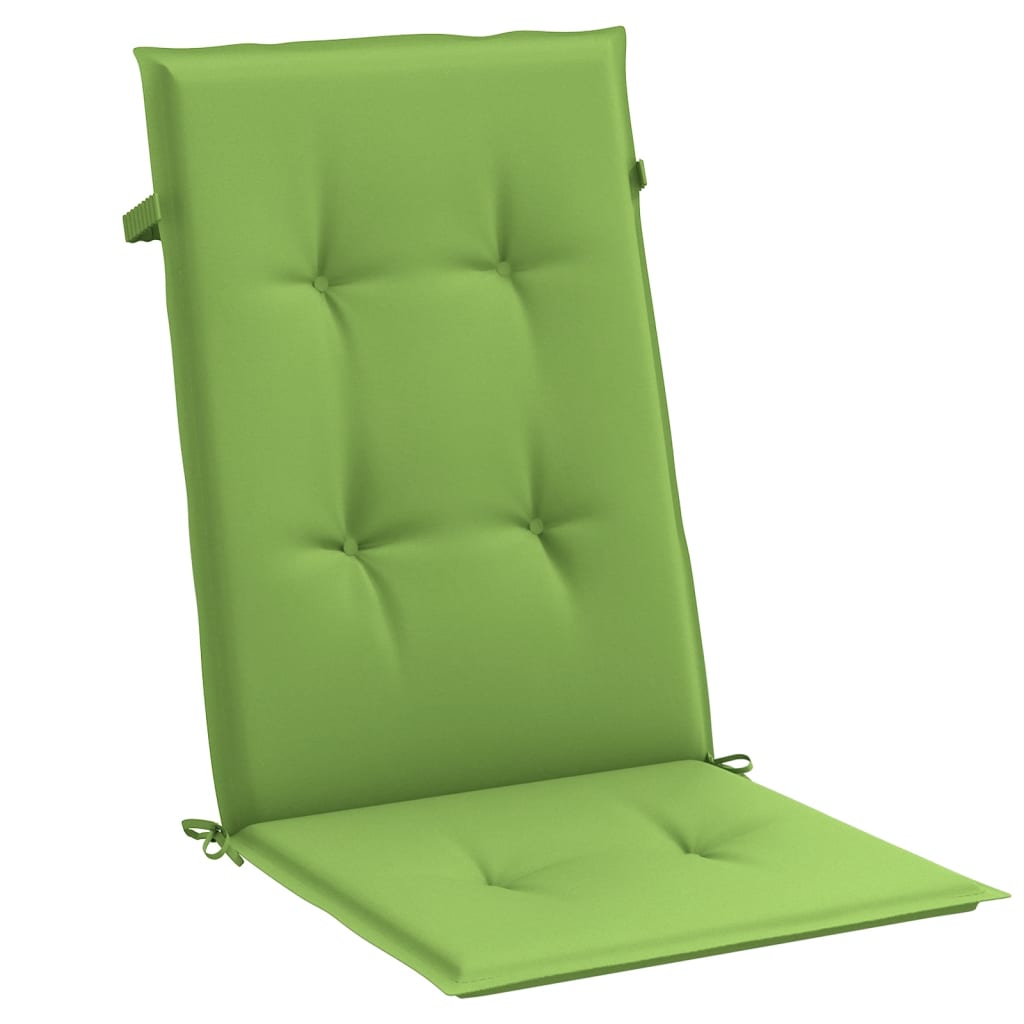 vidaXL Perne scaun spătar înalt 4 buc. melanj verde 120x50x4 cm textil vidaXL Perne scaun spătar înalt 4 buc. melanj verde 120x50x4 cm textil