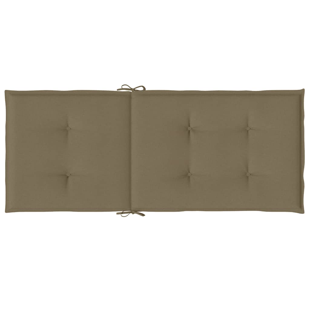 vidaXL Perne scaun spătar înalt 2buc melanj gri taupe120x50x4cm textil vidaXL Perne scaun spătar înalt 2buc melanj gri taupe120x50x4cm textil
